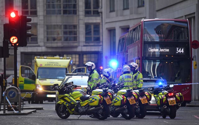 Incident on London Bridge
