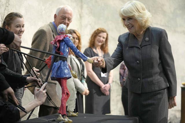 Duchess of Cornwall visit to the National Theatre