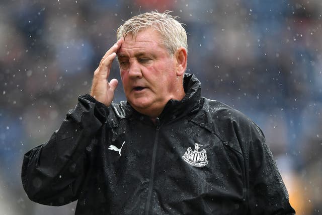 Steve Bruce saw Newcastle beaten by Preston in his first game in the dugout