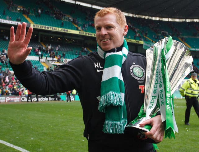 Neil Lennon's Celtic won the title with seven games to spare 