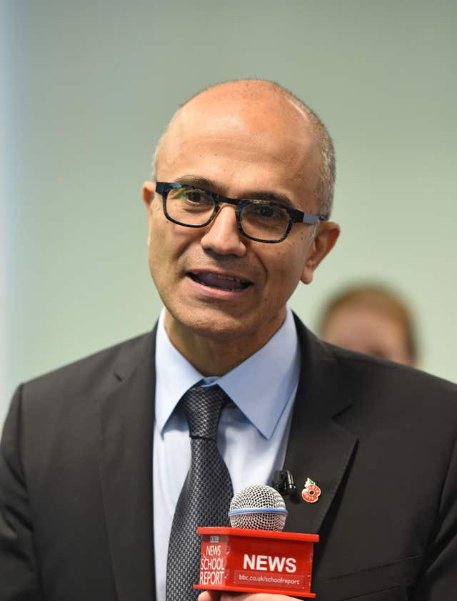 Microsoft chief executive Satya Nadella