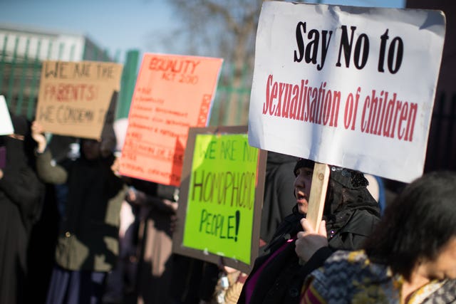 School protest