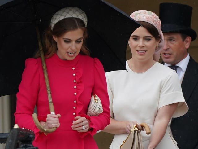 Princesses Beatrice and Eugenie