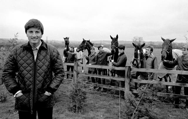 Michael Dickinson with his 'famous five' back in 1983