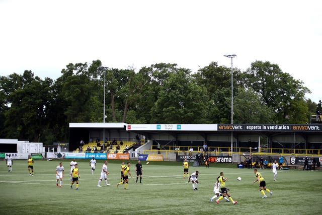Harrogate must replace their 3G pitch at the CNG Stadium