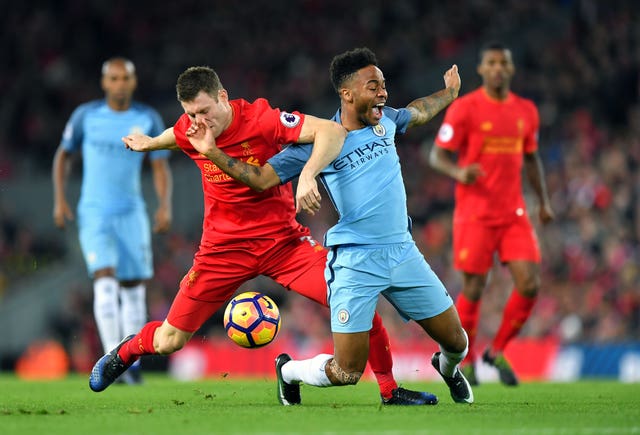 Milner and Sterling, now in their current colours, clash again on New Year's Eve 2016