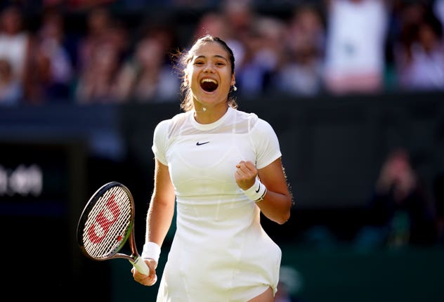 Emma Raducanu's Centre Court debut ended in a first-round victory