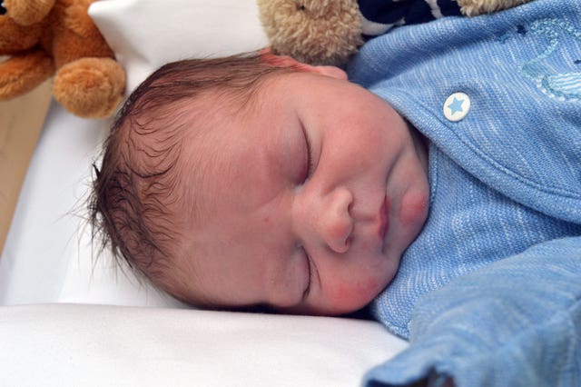 The infant, named Edward