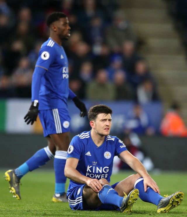 It was a first defeat in five for Harry Maguire and Leicester