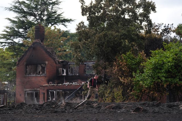 West Midlands wildfires