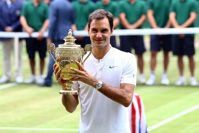 Roger Federer will aim to lift the Wimbledon trophy for the ninth time