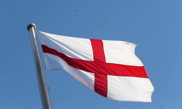 The flag of St George (PA)