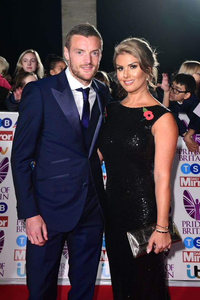 Jamie Vardy and Rebekah Vardy (Ian West/PA)