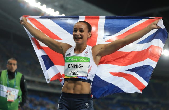 Great Britain's Jessica Ennis-Hill won silver at the Rio Olympics in 2016