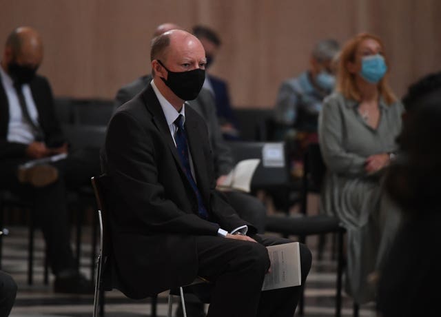 Chris Whitty at St Paul's