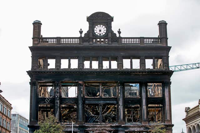 Belfast fire building