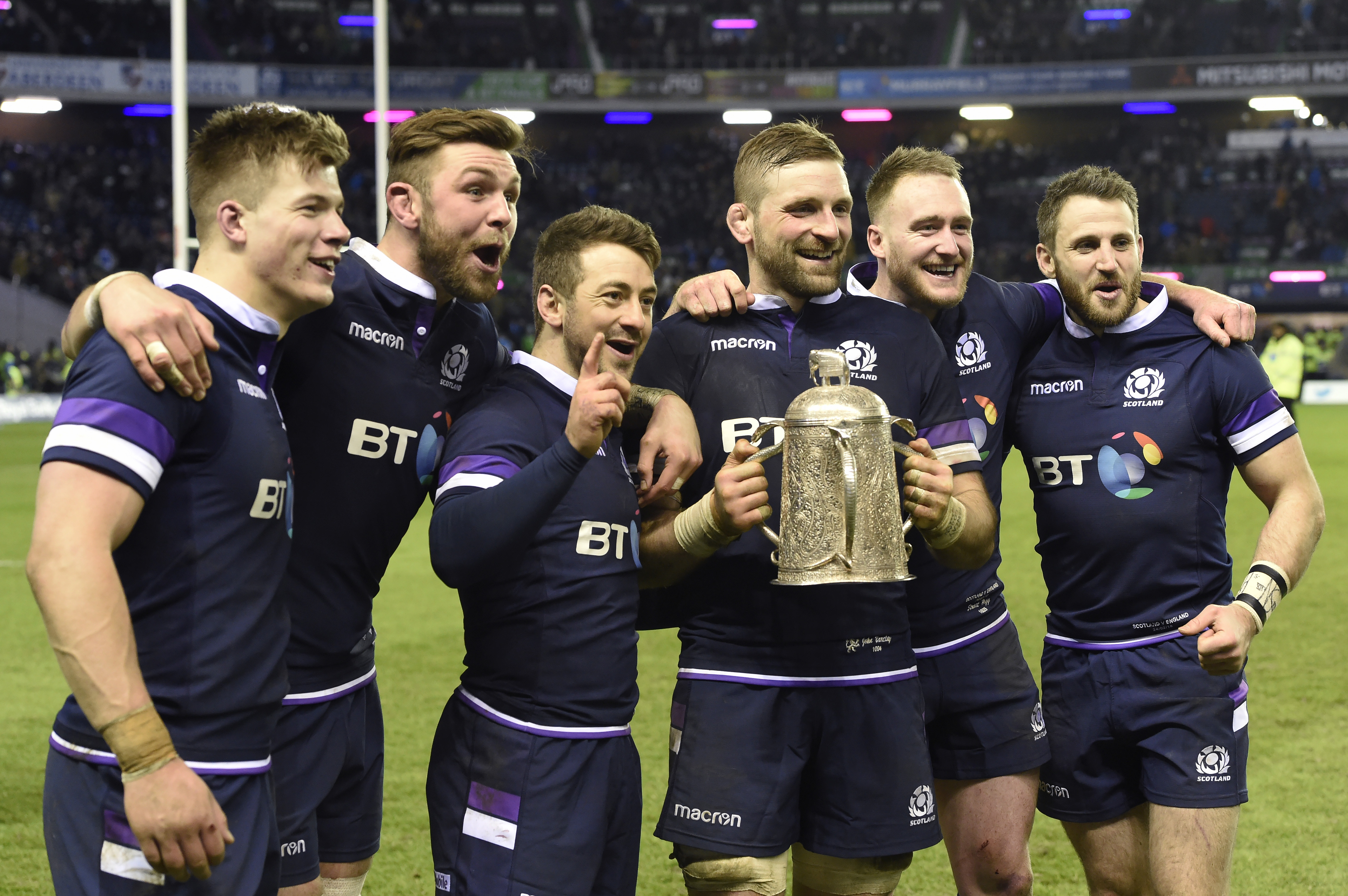 John Barclay helped Scotland reclaim the Calcutta Cup by beating England for the first time in a decade last month