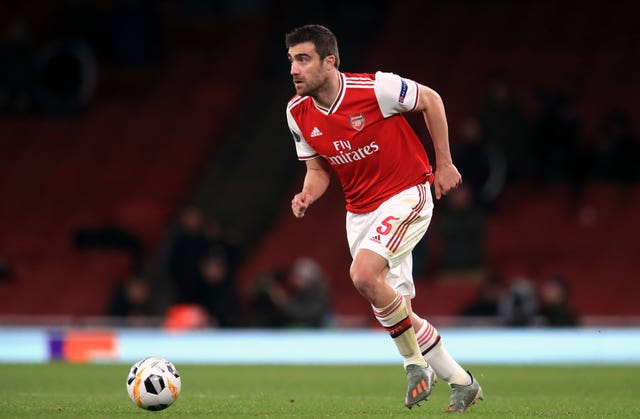 Defender Sokratis Papastathopoulos has also been left of of both Premier League and Europa League squads.
