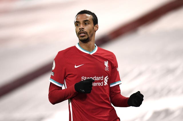 Liverpool defender Joel Matip in action