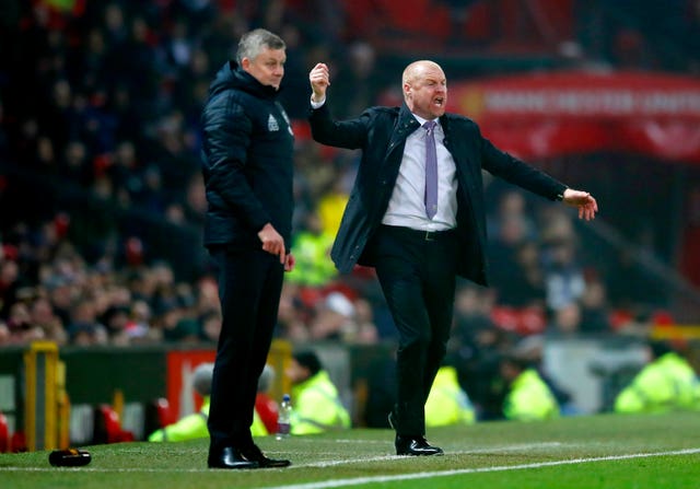 Defeat to Burnley ramped up the pressure on Ole Gunnar Solskjaer (left)