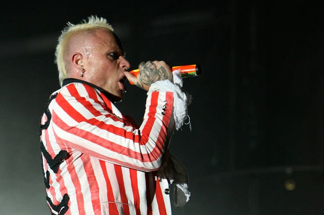 Prodigy star Keith Flint 