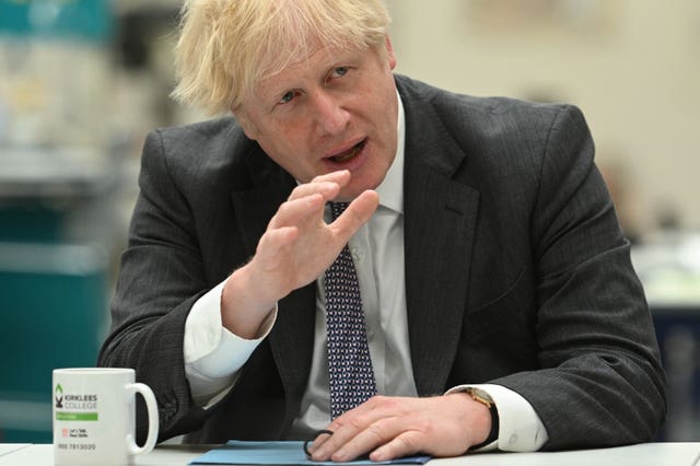 Prime Minister Boris Johnson