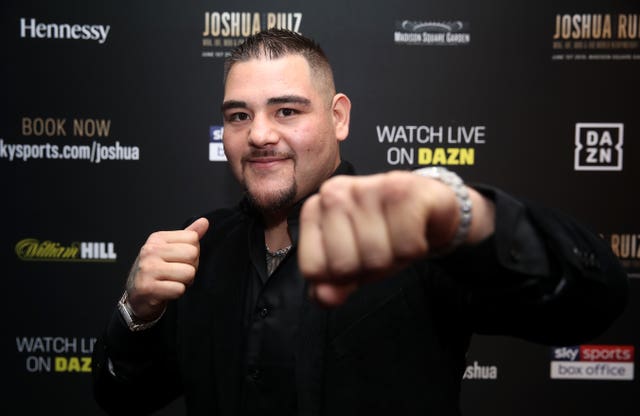 Andy Ruiz Jr takes on Anthony Joshua on Saturday