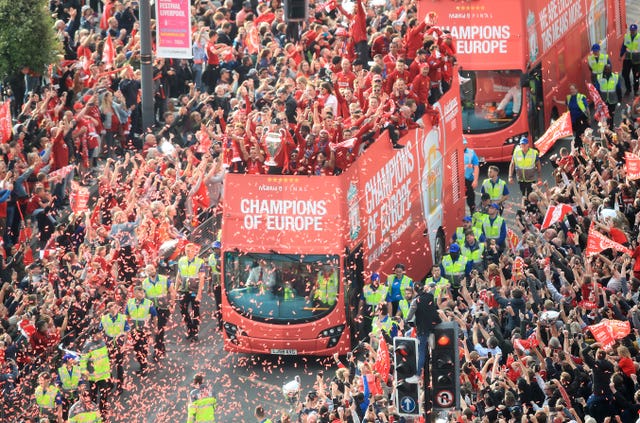 Liverpool Champions League Winners Parade
