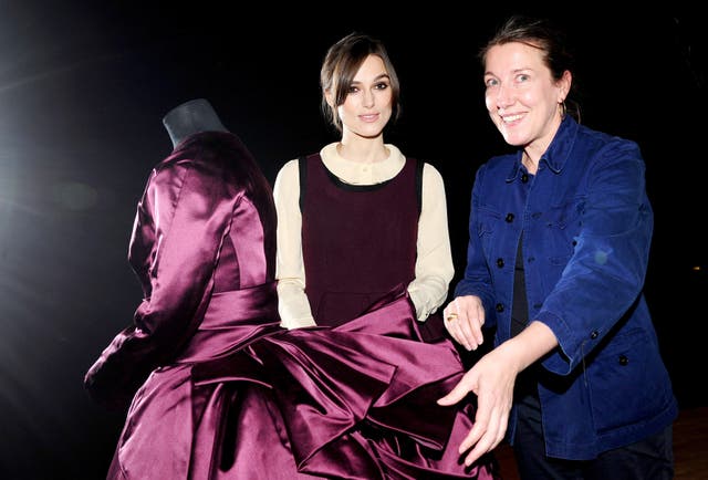 Keira Knightley at the Hollywood Costume exhibition at the V&A