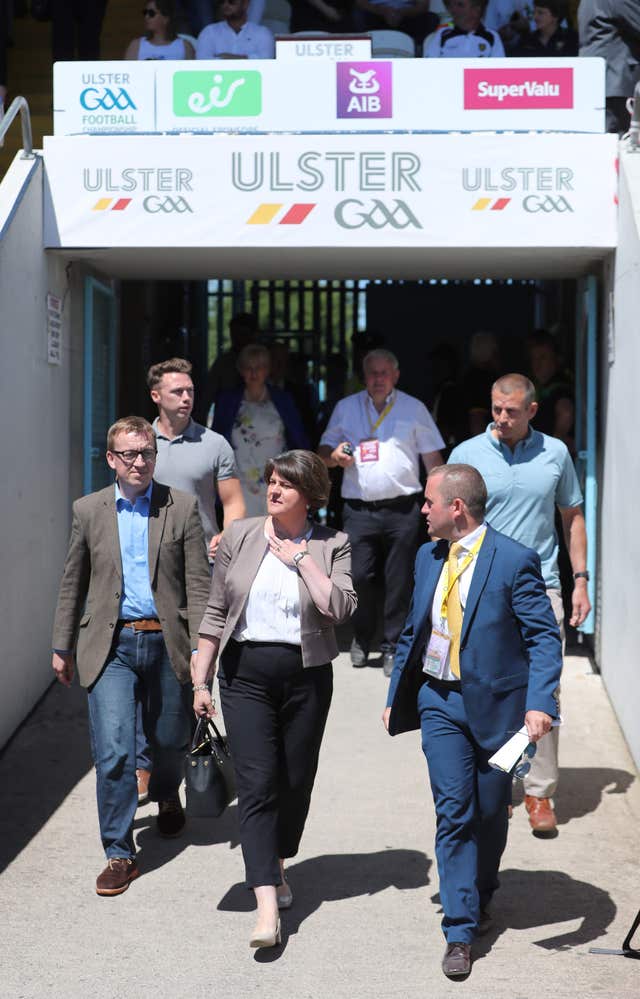 Arlene Foster at the Ulster Final