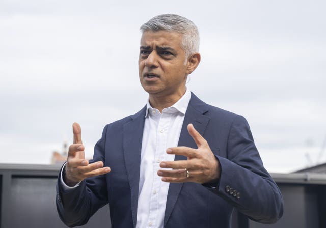 Sadiq Khan, mayor of London, at Arcadis in Leeds
