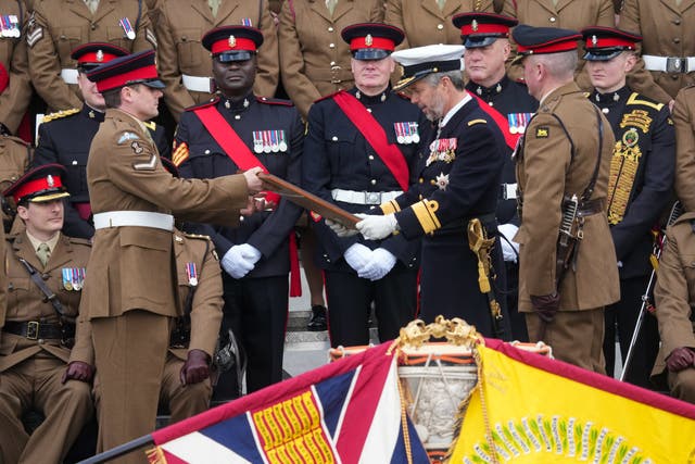 Colours presented to the 4th Battalion The Princess of Wales’s Royal Regiment