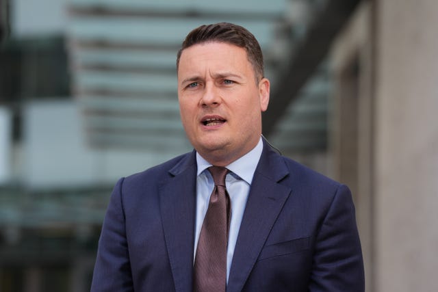Health Secretary Wes Streeting