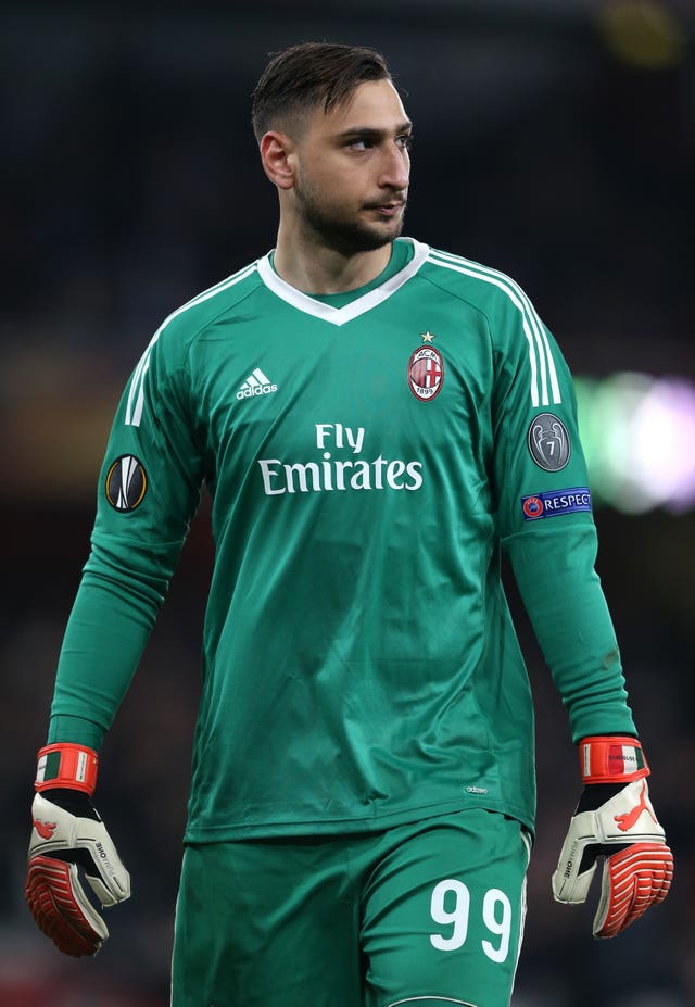 AC Milan's Gianluigi Donnarumma