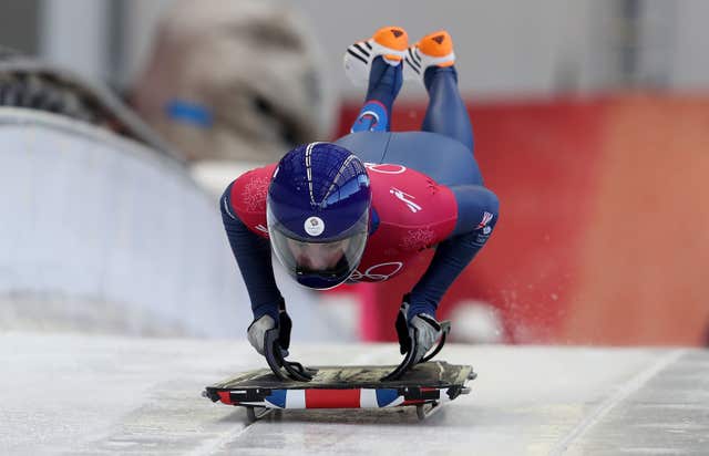 Laura Deas has finished first twice and second once in her four training runs at the Olympic Sliding Centre