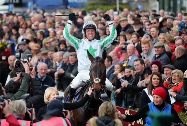 Robbie Power celebrates with Our Duke