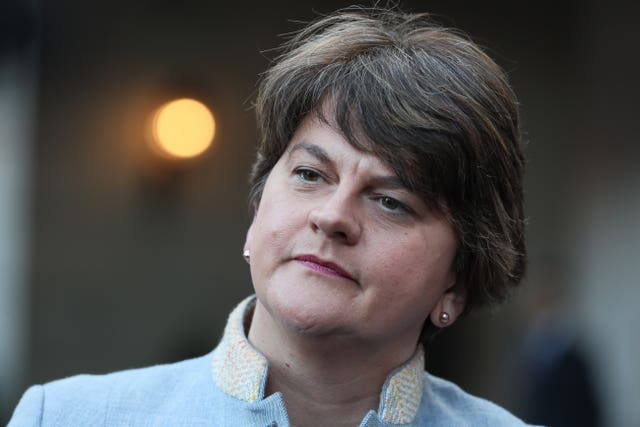 Leo Varadkar said he was optimistic following his meeting with DUP leader Arlene Foster, pictured