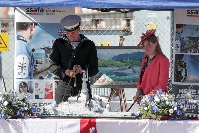 HMS Trent first deployment