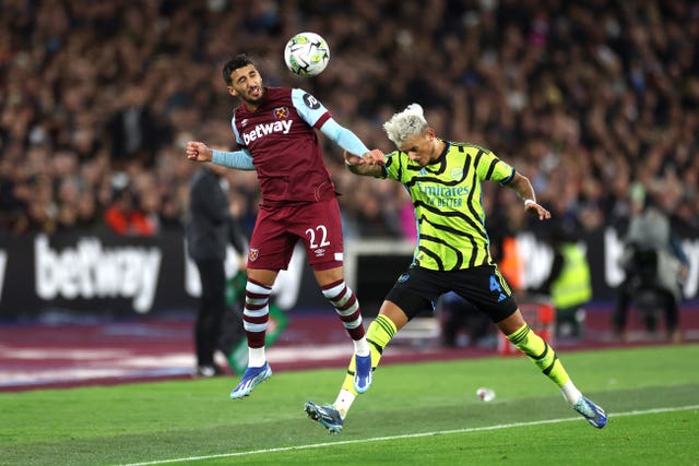 West Ham United v Arsenal – Carabao Cup – Fourth Round – London Stadium
