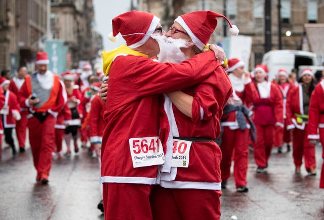 Glasgow’s Santa Dash