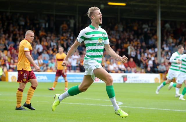 Kristoffer Ajer got on the scoresheet against Motherwell