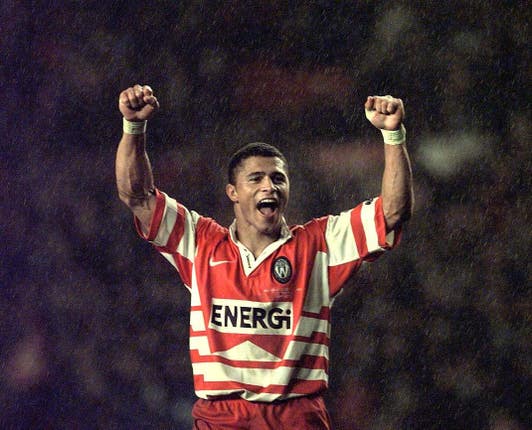 Jason Robinson enjoyed great success in rugby league with Wigan before switching codes