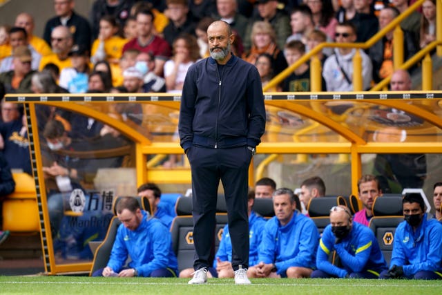 Nuno took over at Spurs after leaving Wolves in the summer
