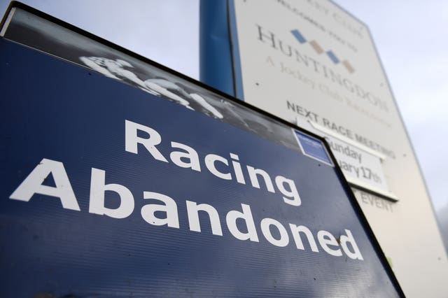 Signs of things to come, at Huntingdon on Thursday?