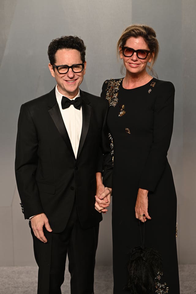 Film producer J.J. Abrams and television producer Katie McGrath