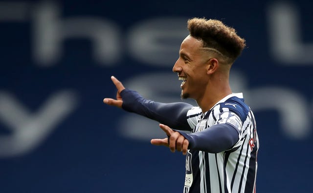 Callum Robinson scored twice for West Brom against Chelsea