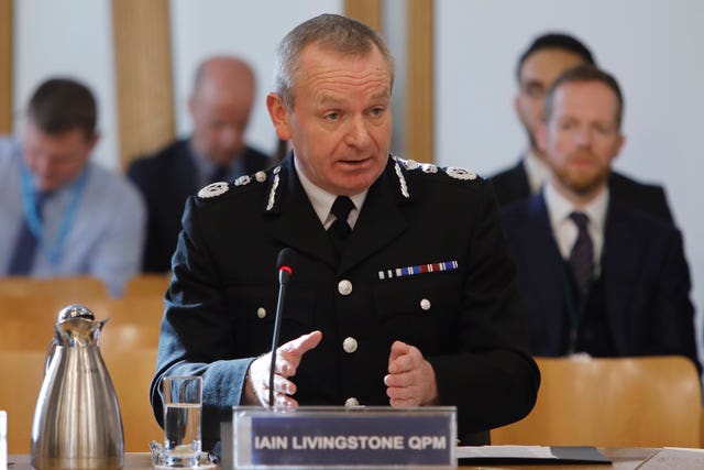 Police Chief Constable Iain Livingstone