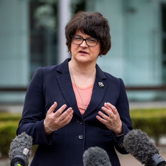 Arlene Foster said she had to accept the reality that the protocol was the law