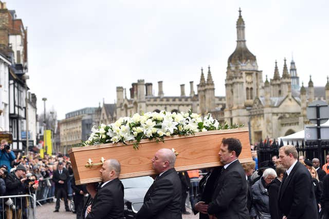 Stephen Hawking funeral