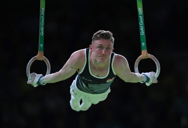 Gymnast Nile Wilson won four Commonwealth Games gold medals for England